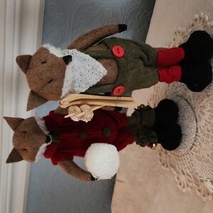 Adorable Winter Foxes